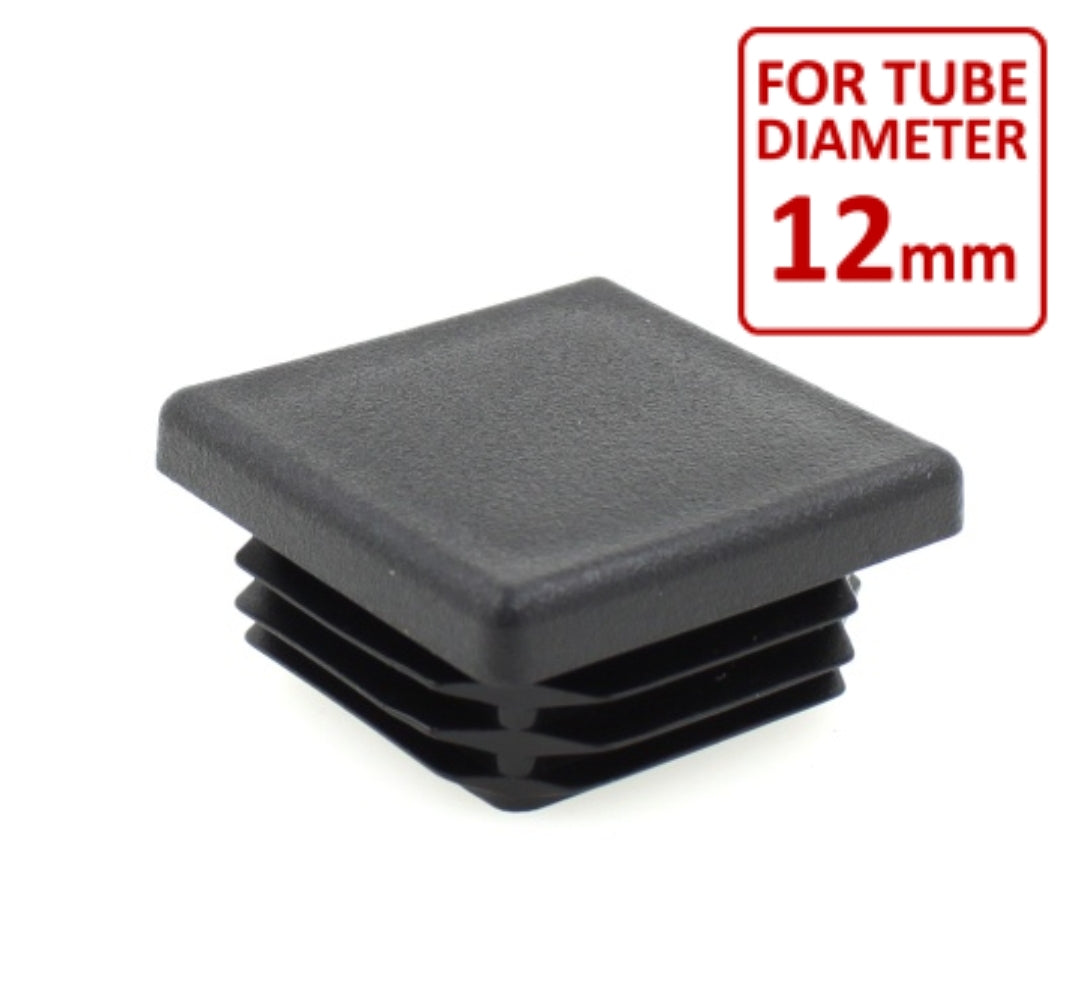 MSC-205 12 MM MM SQUARE FLAT END CAP