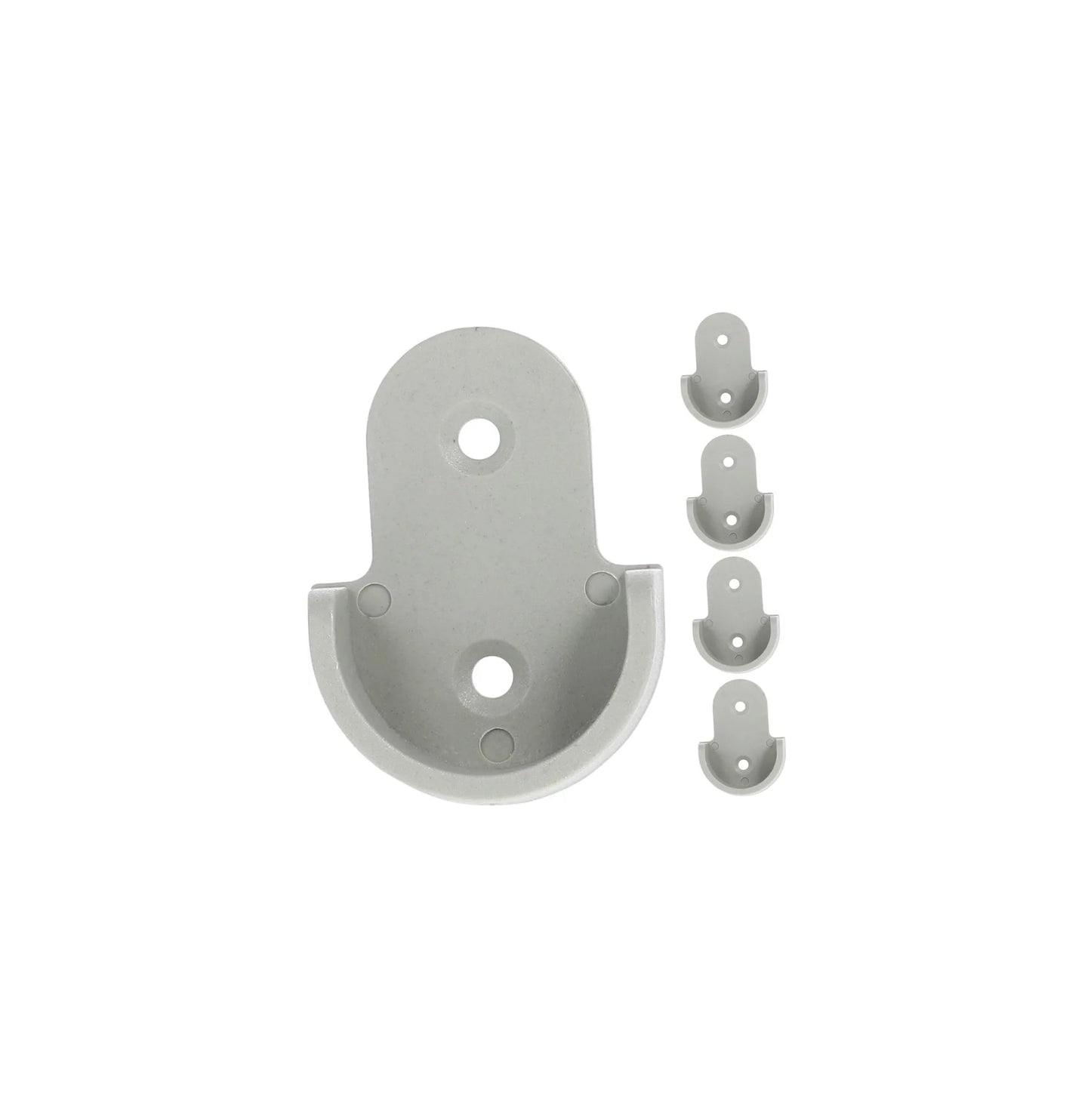 MCA-115 Size 22mm Plastic Bracket Holder for Wardobe Rod