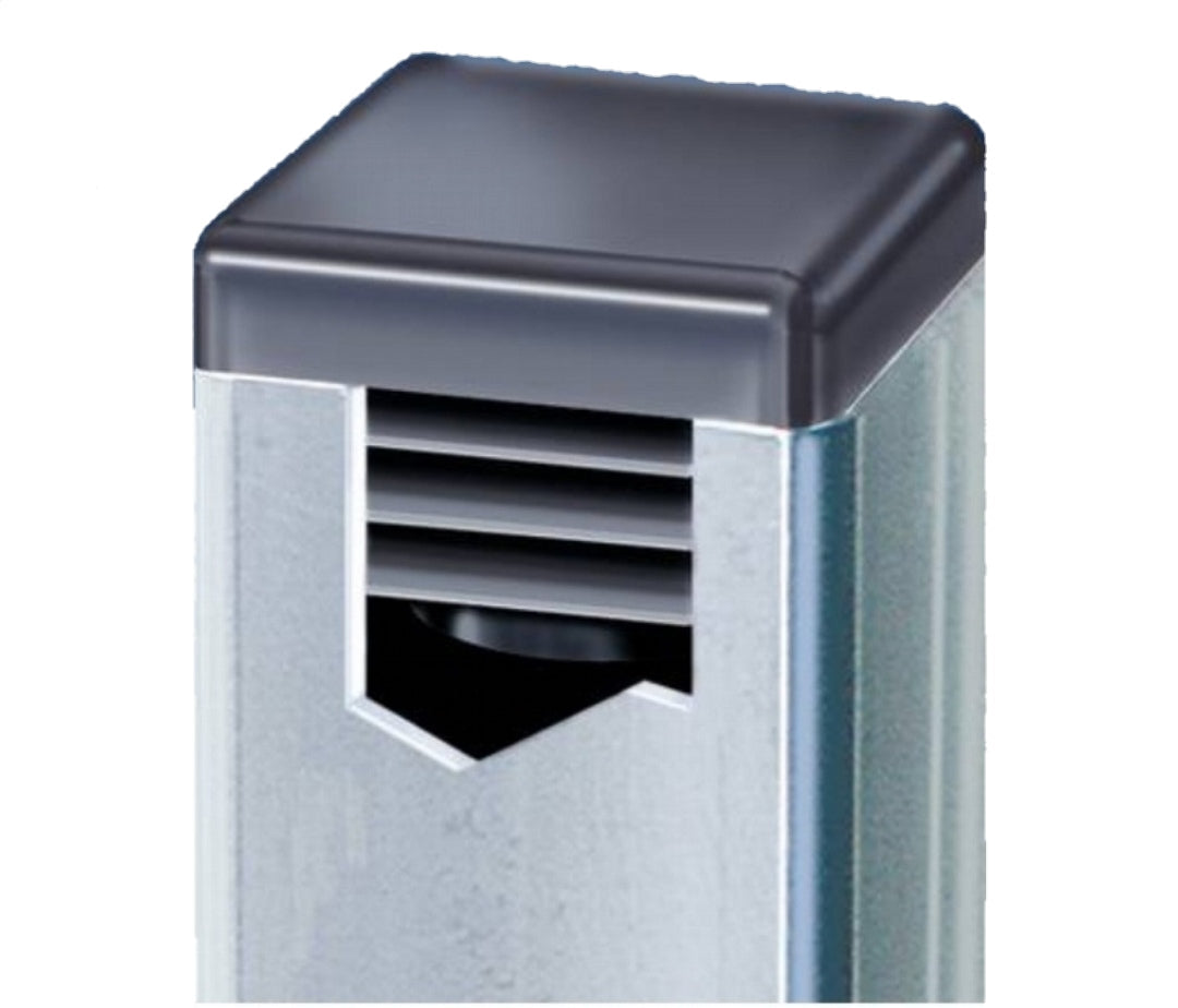 MSC-218 SIZE 80MM SQUARE FLAT END CAP