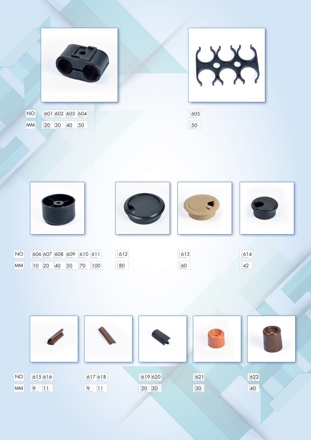 MCA-104 Size 50mm Rubber Door Stopper Bumper