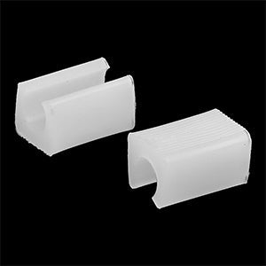 uxcell Plastic Breuer Chair Tubing Pipe Foot Floor Glides Single Prong Round U-Shape Caps