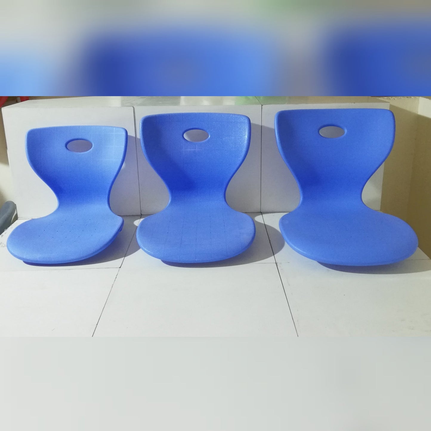 MODEL MT-801-C Size 38*38*38 cm High quality Custom Blow mold plastic school seat shell