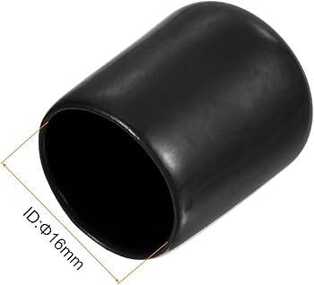 MRC-E-129 SIZE 16MM EXTERNAL RUBBER ROUND CAP