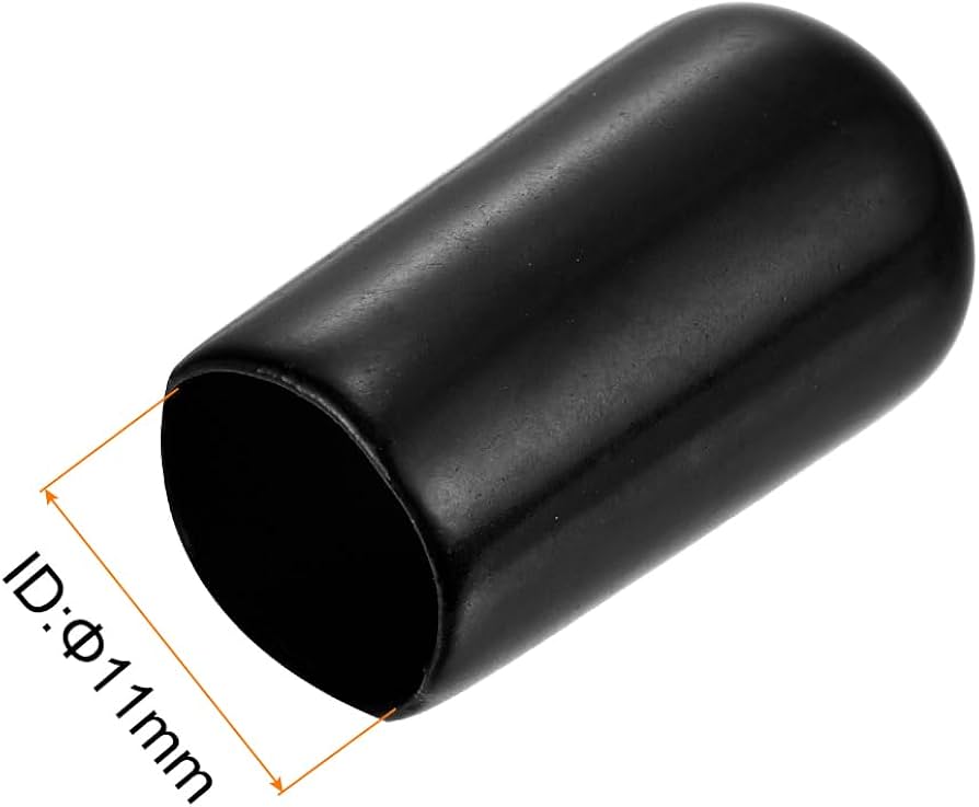 MRC-E-124 SIZE 11MM EXTERNAL RUBBER ROUND CAP