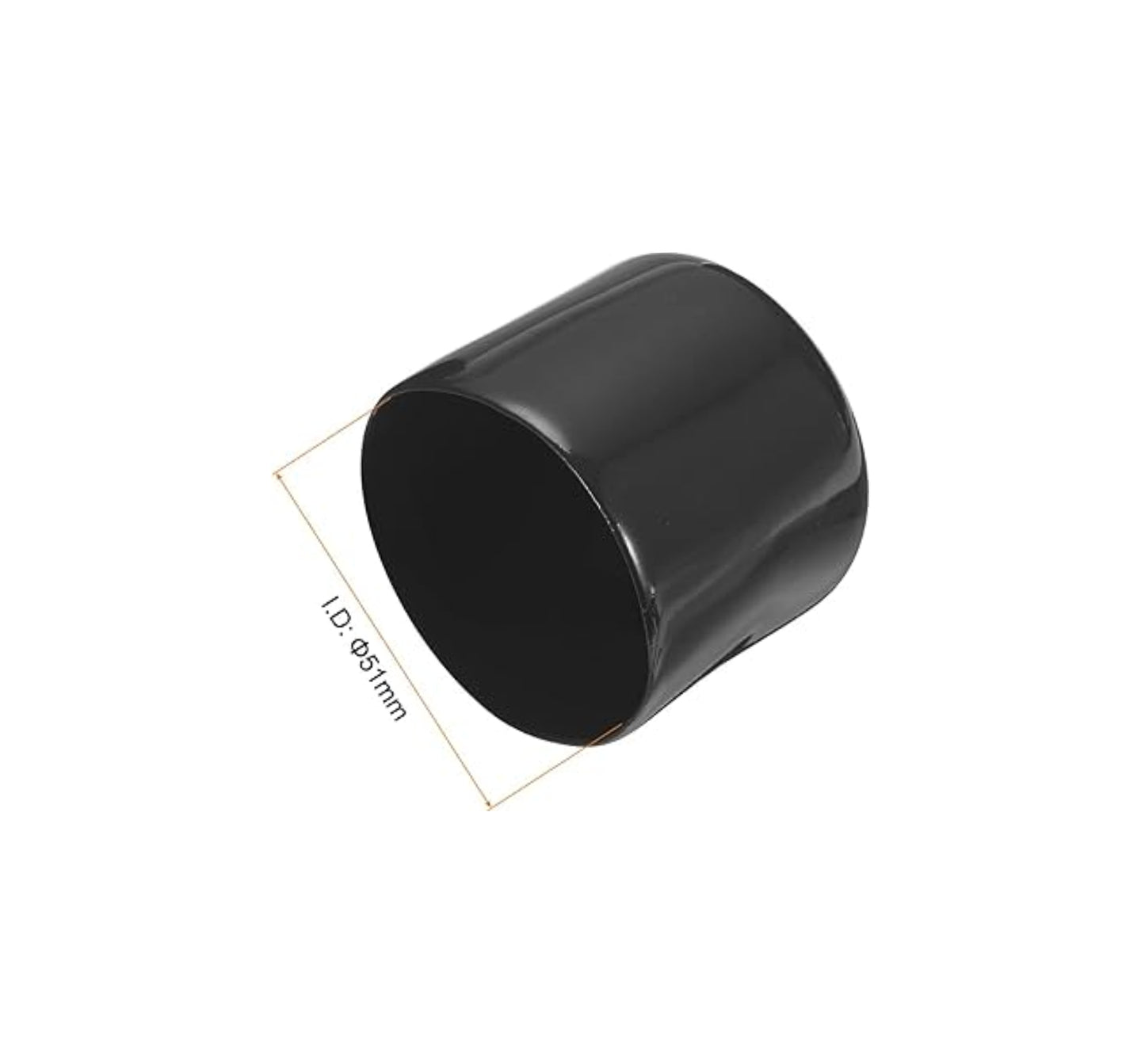 MRC-E-147 SIZE 51MM EXTERNAL RUBBER ROUND CAP