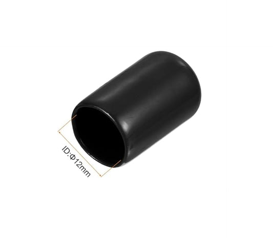 MRC-E-125 SIZE 12MM EXTERNAL RUBBER ROUND CAP