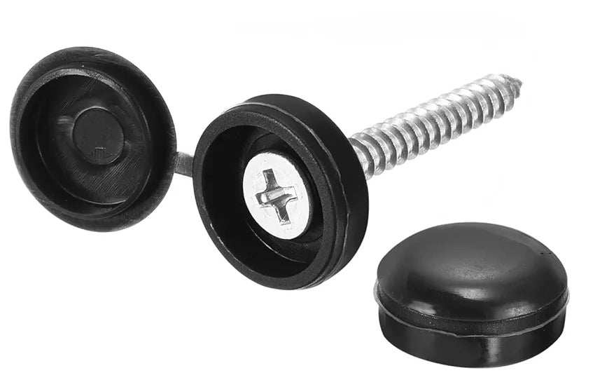 MNC-611 Hinged Screw Cover Caps Plastic Shutter Fold Screw Snap Covers Washer Flip Tops