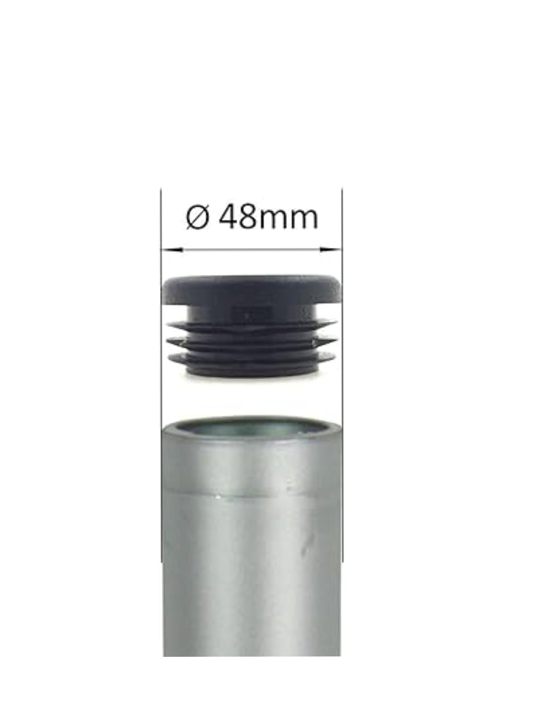 MRC-110 SZIE  48 MM ROUND INSERTS END CAP