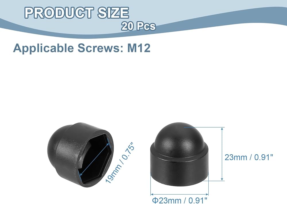 MNC-602 SIZE 12MM PROTECTION CAP FOR HEXAGON SCREW