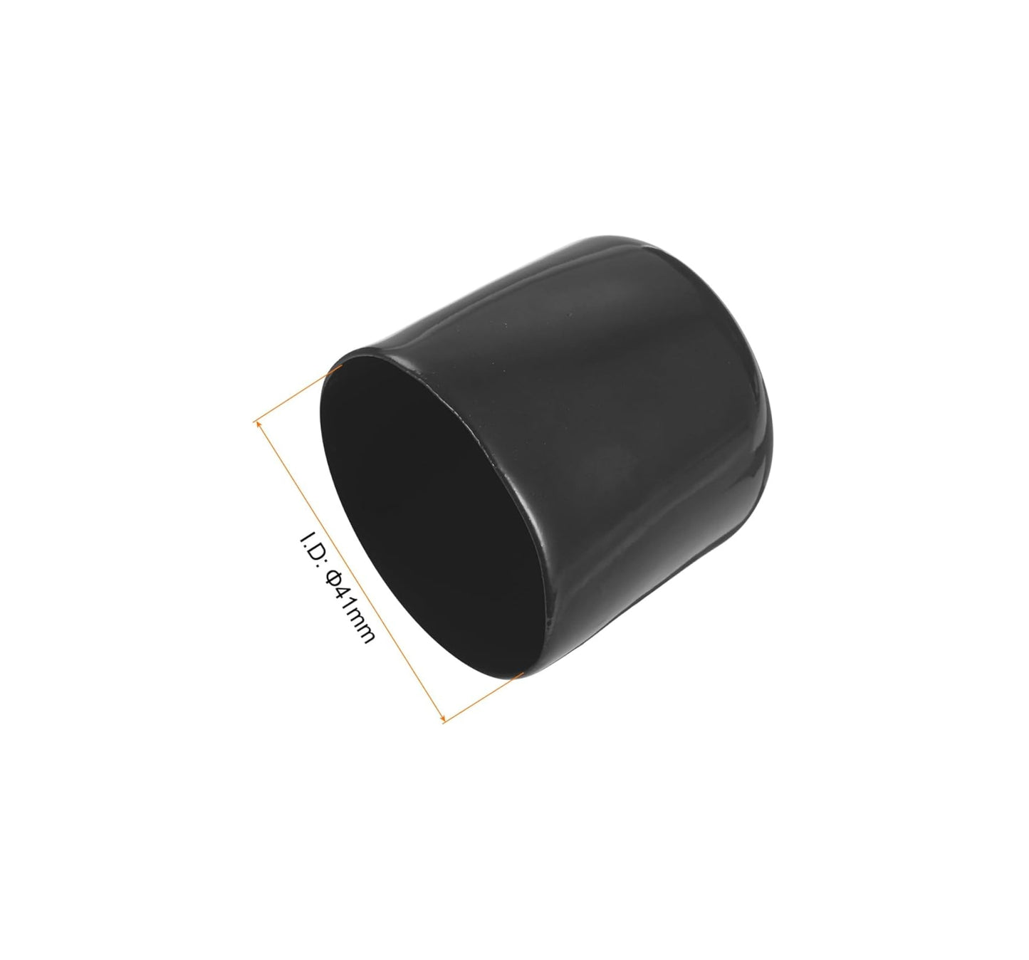 MRC-E-141 SIZE 40MM EXTERNAL RUBBER ROUND CAP