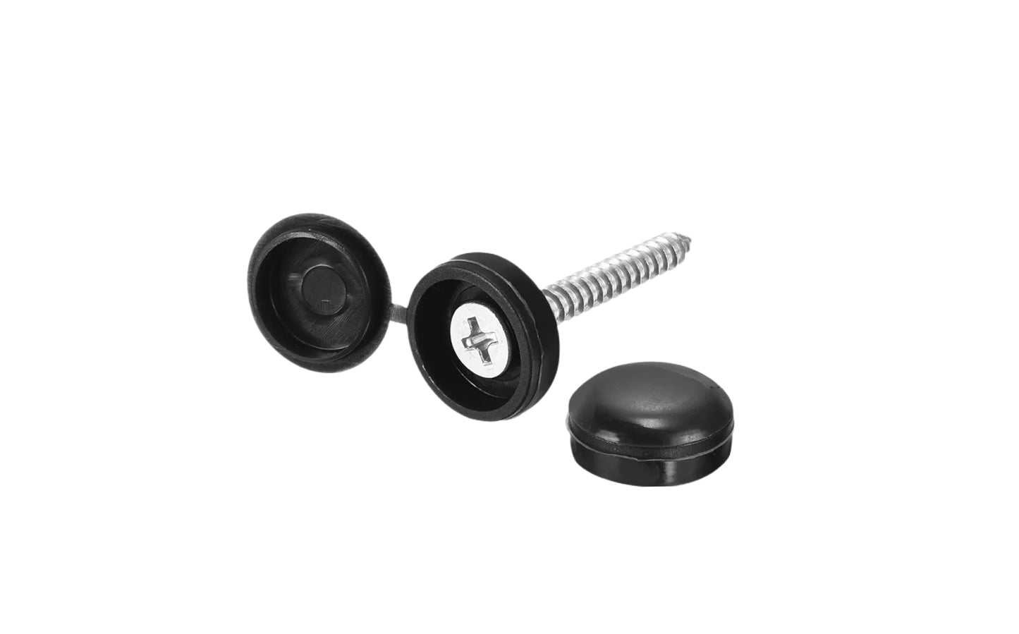MNC-611 Hinged Screw Cover Caps Plastic Shutter Fold Screw Snap Covers Washer Flip Tops