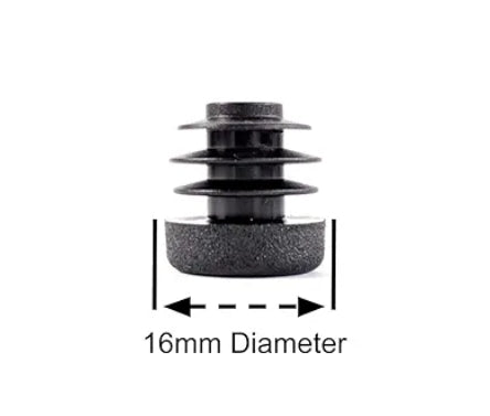 MRC-102 Size 18mm Round plastic end caps