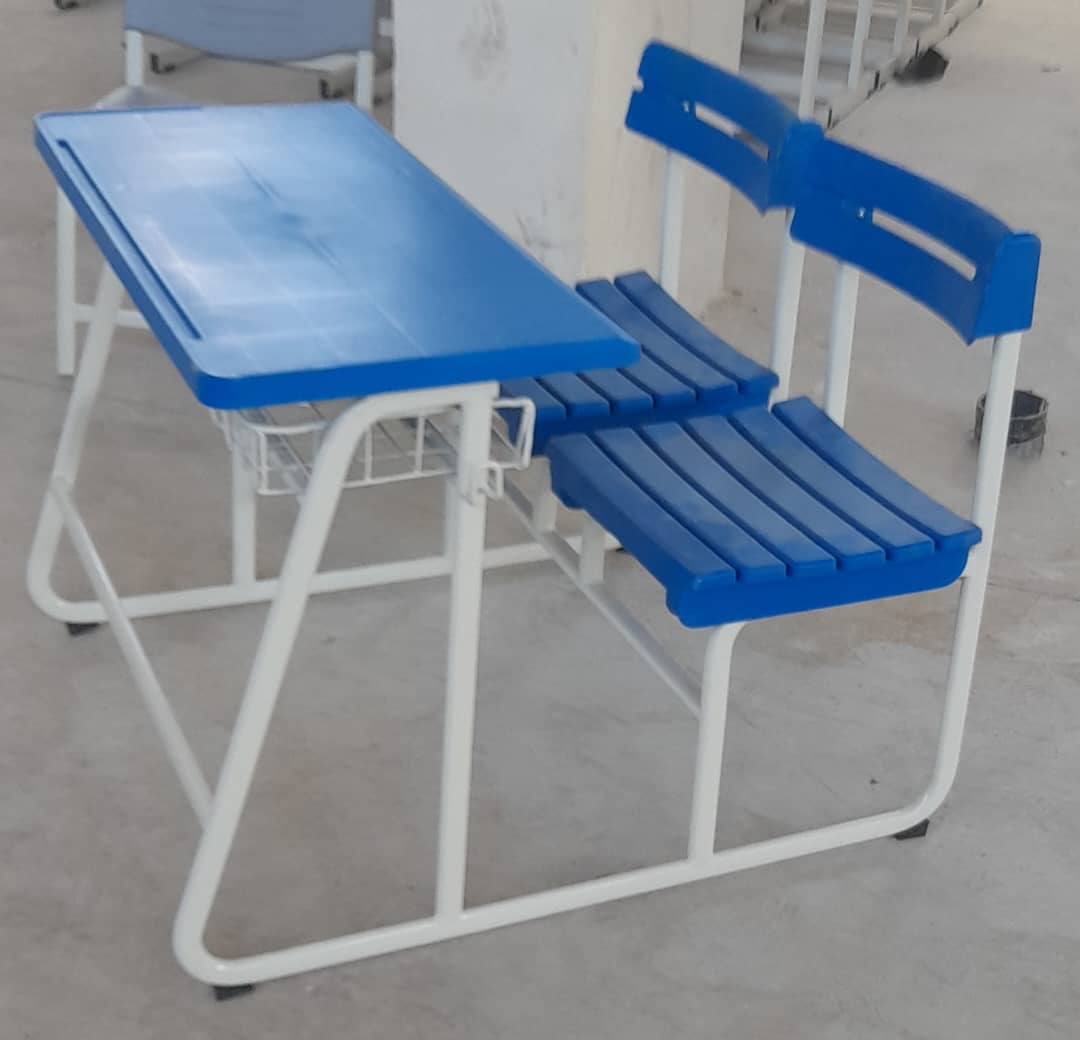 MT-100 Injection Moulded Face Cover for Double Student Desk
