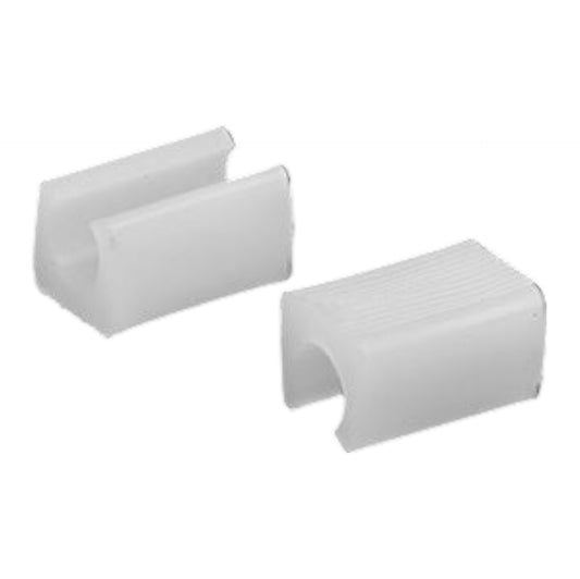 MSF-120  Size 11mm For round tube uxcell Plastic U-Shape Caps