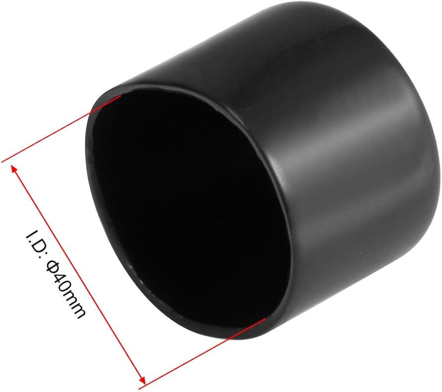 MRC-E-141 SIZE 40MM EXTERNAL RUBBER ROUND CAP