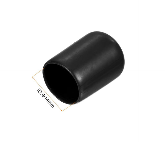 MRC-E-127 SIZE 14MM EXTERNAL RUBBER ROUND CAP