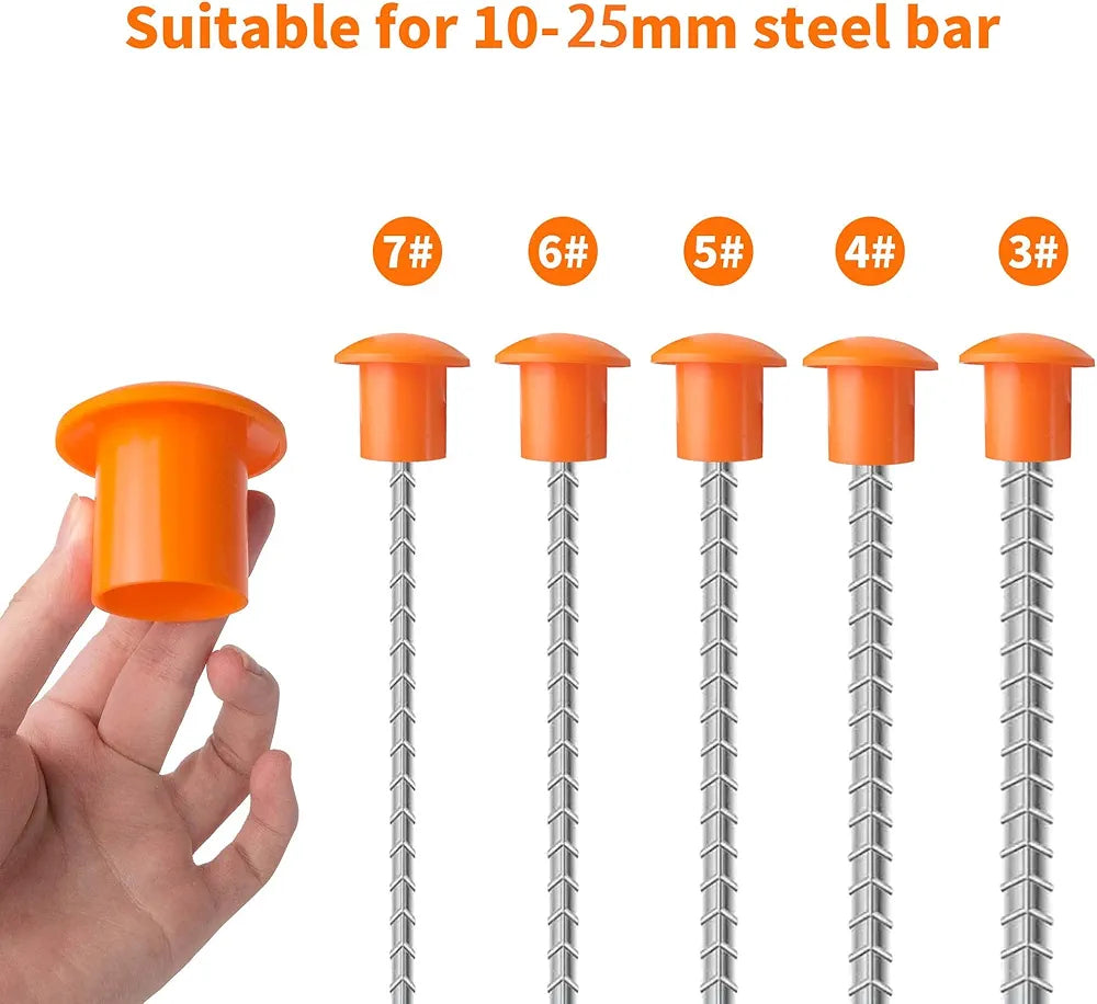 MCF-119 Size 8~32mm Plastic Rebar Mushroom Cap