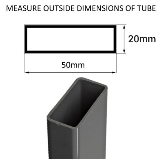 MRI-306 SIZE 20*50MM RECTANGULAR END CAP