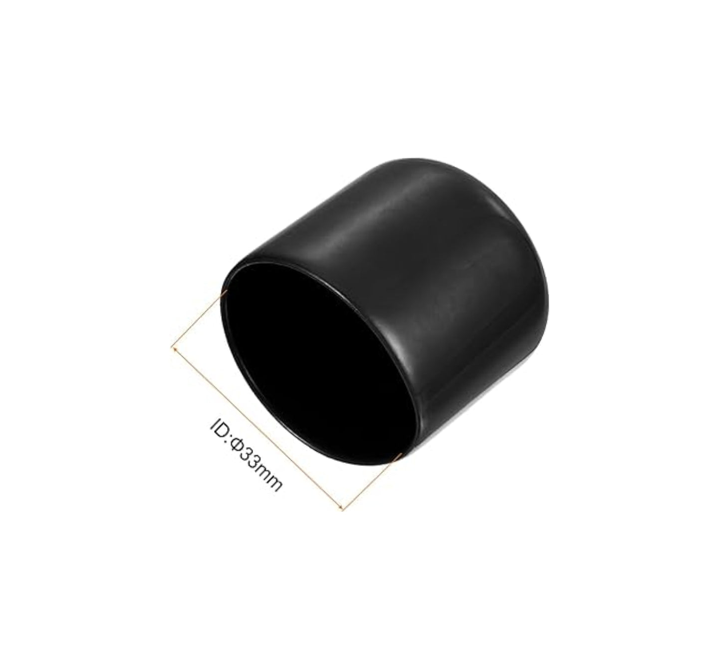 MRC-E-140 SIZE 33MM EXTERNAL RUBBER ROUND CAP