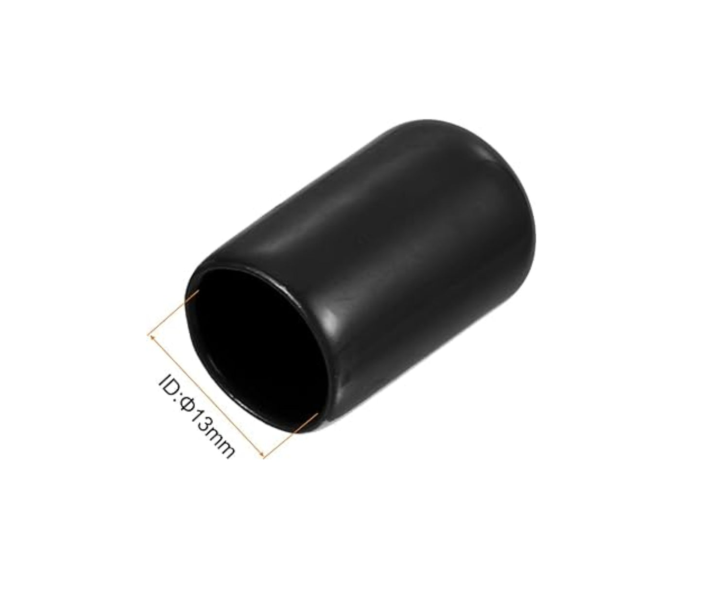 MRC-E-126 SIZE 13MM EXTERNAL RUBBER ROUND CAP