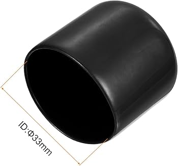 MRC-E-140 SIZE 33MM EXTERNAL RUBBER ROUND CAP