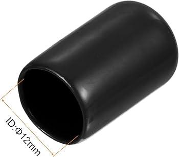 MRC-E-125 SIZE 12MM EXTERNAL RUBBER ROUND CAP