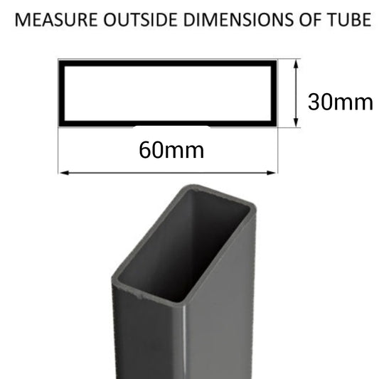 MRI-309 SIZE 30*60MM RECTANGULAR END CAP