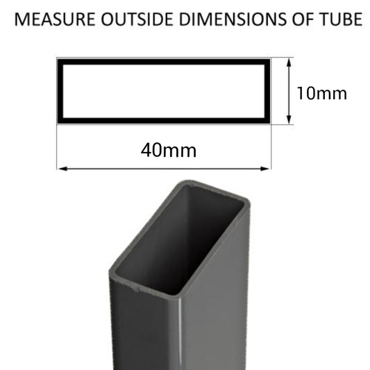 MRI-301 SIZE 10*40MM RECTANGULAR END CAPS