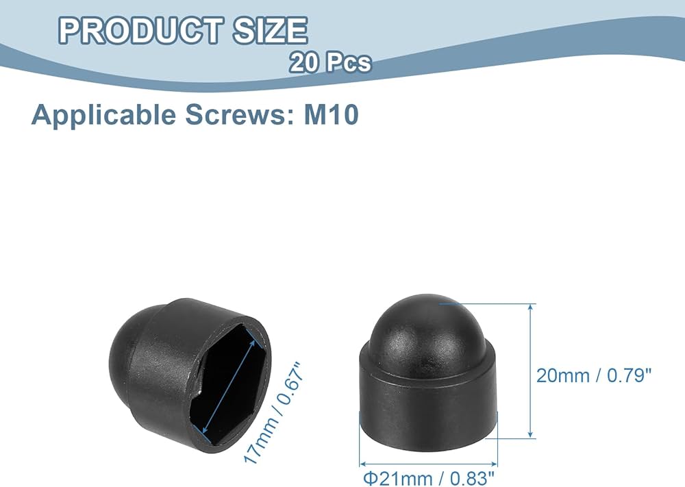 MNC-601 SIZE 10MM PROTECTION CAP FOR HEXAGON SCREW