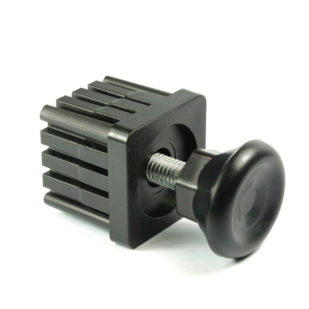 MODEL MT-309-C size 50*50mm Threaded insert Plug for square tube