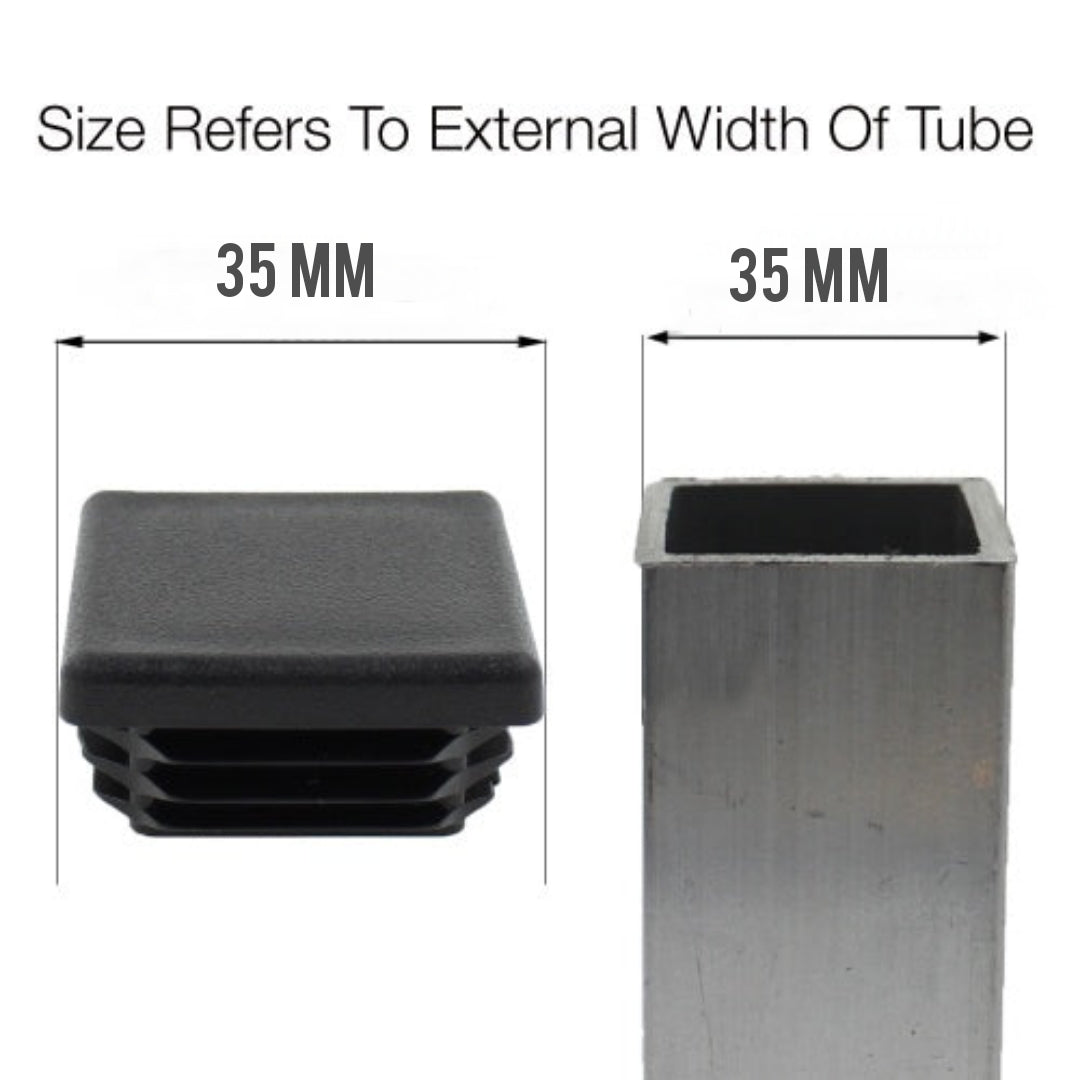 Plastic feet for square tube 